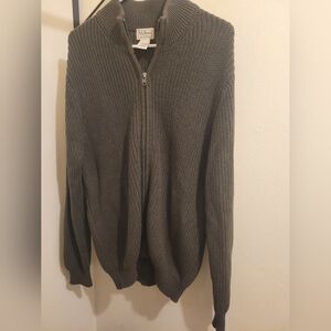 L.L Bean Men's Green Sweater
